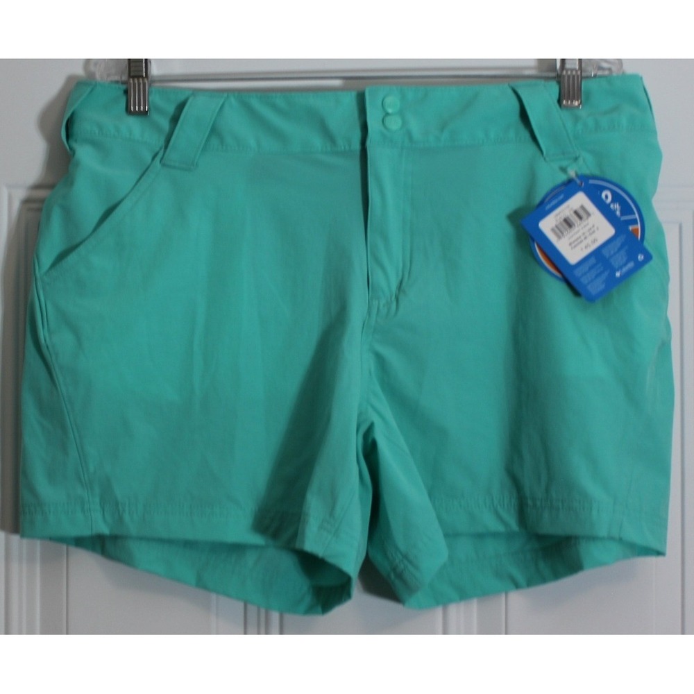 Columbia‎ PFG Coral Point III Shorts Women's 16 Aqua Mint UPF 50 FL0112 Outdoor